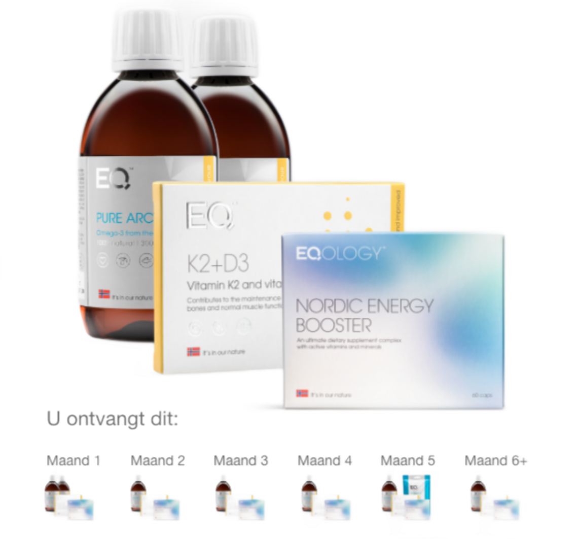EQ Nordic Health pakket - premium traject met gratis test